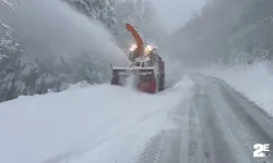 Kış turizminin merkezinde kar kalınlığı 50 cm'yi geçti