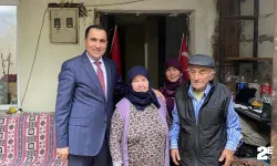 Şehit ailesini yalnız bırakmadı