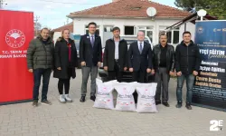 Taner ve Selçuklu buğday tohumları Eskişehir'de