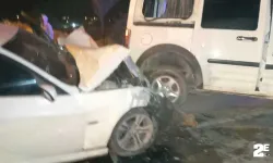 Trafik kazasında 2 kişi yaralandı