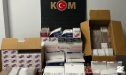 Kaçakçılık operasyonunda yüzlerce makaron ele geçirildi