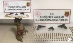 Rize’den Eskişehir’e getirilen kaçak silahlar ve mermiler ele geçirildi