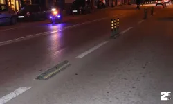 Yol ayırım dubaları sorumsuz sürücülerin hedefi oldu