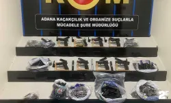 Adana’da silah üretimi yapılan iki eve operasyon