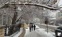 Ağrı’da kar yeniden etkili oldu