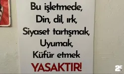 Bu çay ocağında siyaset konuşmak yasak