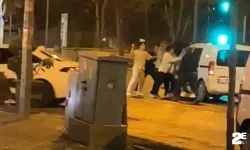 Canını kurtaran polise böyle çarptı