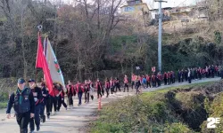 Genç izciler Sarıkamış şehitlerini andı