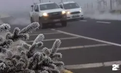 Meteorolojiden buzlanma ve sis uyarısı