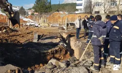 Patlayan doğalgaz borusu korkuttu