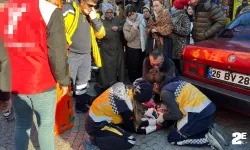 Taktığı kask hayatını kurtardı!