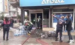 Tüpler bomba gibi patlayınca ortalık savaş alanına döndü