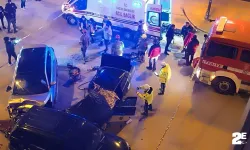 Bandırma'da trafik kazası kameralara yansıdı