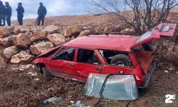 Bilecik'te seyir halinde kontrolden çıkan araç şarampole uçtu