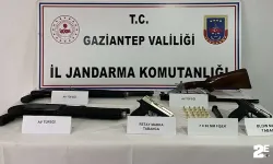 Gaziantep'te ruhsatız silah operasyonu