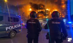 İspanya’da 14 katlı binada yangın!