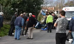 Köpeğe çarpmadılar ama kaza yaptılar