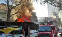 Kurtlar Vadisi’nin ünlü kıraathanesi alevlere teslim oldu