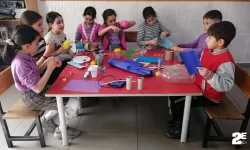 Minik öğrenciler geri dönüşümün önemine değindiler