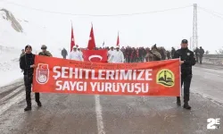 Şehitler için yola çıktılar