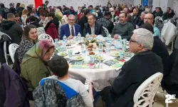 Bilecikliler iftar yemeğinde bir araya geldi