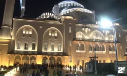 Büyük Çamlıca Camii'nde ilk teravih namazı