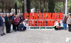 Çevreciler Çanakkale'de Zaferi kutladılar