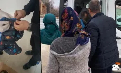 Dilencinin elindeki bebek montundan çıkan para zabıtayı şaşırttı!