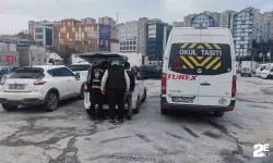 Okul servisi şoförünün yaşadığı korku dolu anlar kamerada