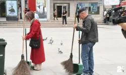 Bu sefer onlar şehri temizledi