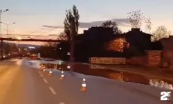 Eskişehir'de çevre yolu göle döndü