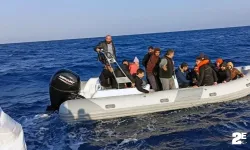 Ölüme terkedilen göçmenleri  sahil güvenlik kurtardı
