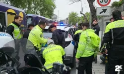 Polise mukavemetten gözaltına alındı