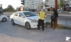 Üç araç çarpıştı!
