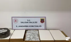 35 bin adet dolu makaron ile yakalandılar