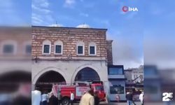 Eminönü Mısır Çarşısı’nda yangın paniği