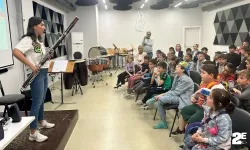 Eskişehir senfoni orkestrası müzik aletlerini tanıtıyor