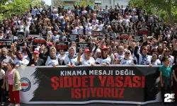 Eskişehir'de yüzlerce öğretmen şiddete karşı yürüdü!