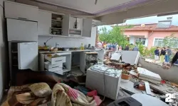 Mutfak tüpü bomba gibi patladı!
