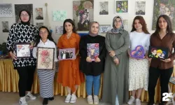 Üniversiteli öğrenciler geri dönüşümle sanat yaptılar