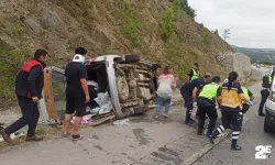 Bayram ziyaretine giderken kaza yaptılar: Çok sayıda yaralı var