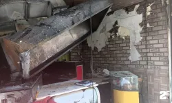 Dükkanda patlayan tüp mahalleyi ayağa kaldırdı