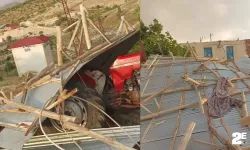 Ekin tarlasında çıkan yangına ekiplerden müdahale