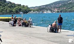 Kurban Bayramı'nın ilk gününde vatandaşlar boğazda serinledi