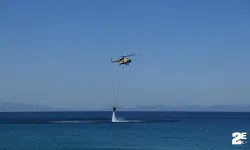Kuşadası'ndaki orman yangını büyük ölçüde kontrol altına alındı