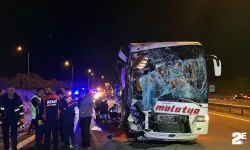 2 yolcu otobüsü çarpıştı: 15 yaralı!