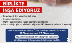 Ankara Büyükşehir, KPSS Ortaöğretim Sınavı’na gireceklerin ücretlerini karşılayacak