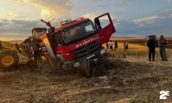 Bin dönüm buğday ekili alan yandı!