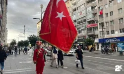 Bozkurt cezasını yeniçeri kıyafetiyle protesto etti