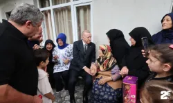 Cumhurbaşkanı Erdoğan, Rize ziyaretinin son gününde komşu ve akrabaları ile hasret giderdi